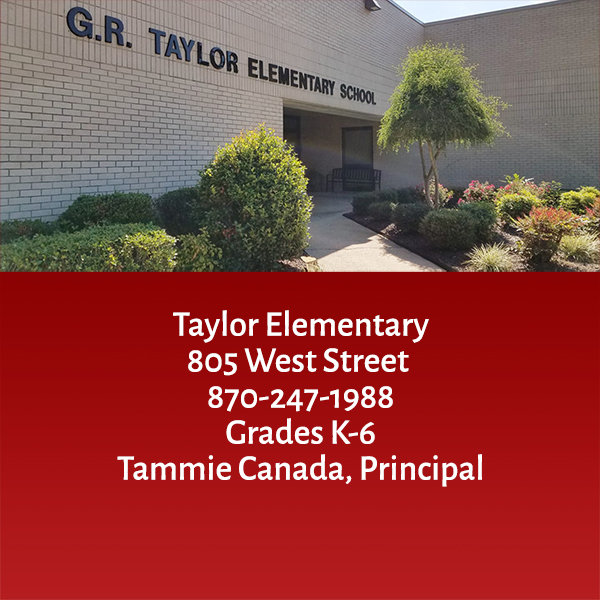 Entrance of Taylor Elementary School - link